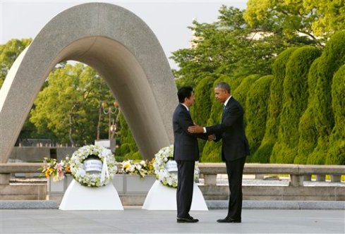 Barack Obama, Shinzo Abe